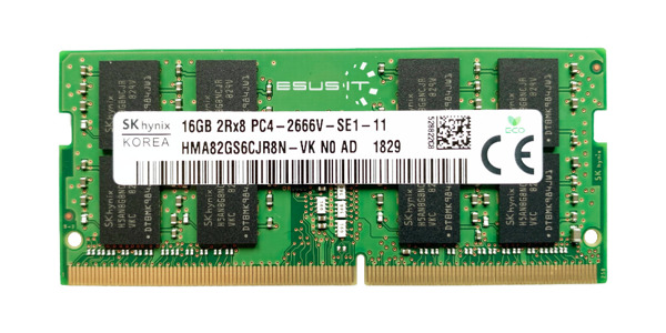 Memory RAM 1x 16GB Hynix SO-DIMM DDR4 2666MHZ PC4-21300 | HMA82GS6CJR8N-VK